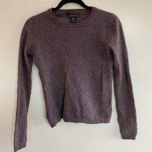 100% Cashmere Purple Sweater